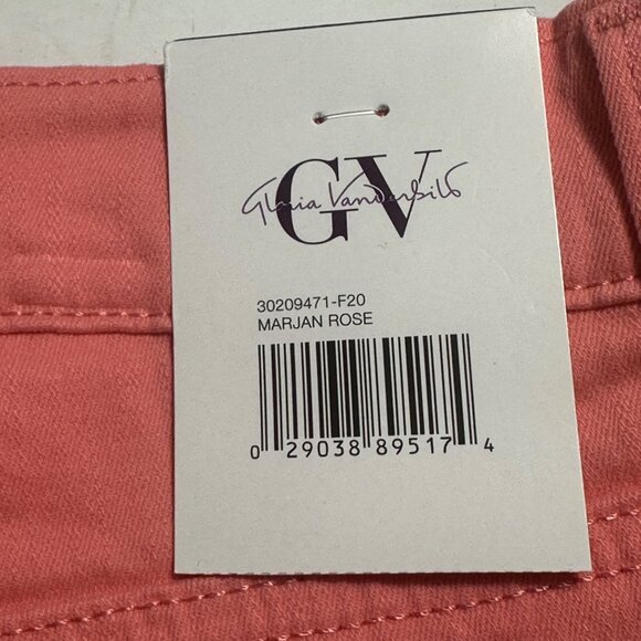 Gloria Vanderbilt Womens Marjan Rose Skimmer Capri Jeans Size 12 Average NWT - Picture 3 of 14